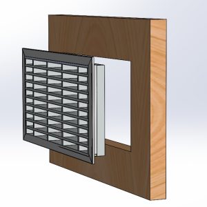 Grille coupe-feu GR1C  Ei-60